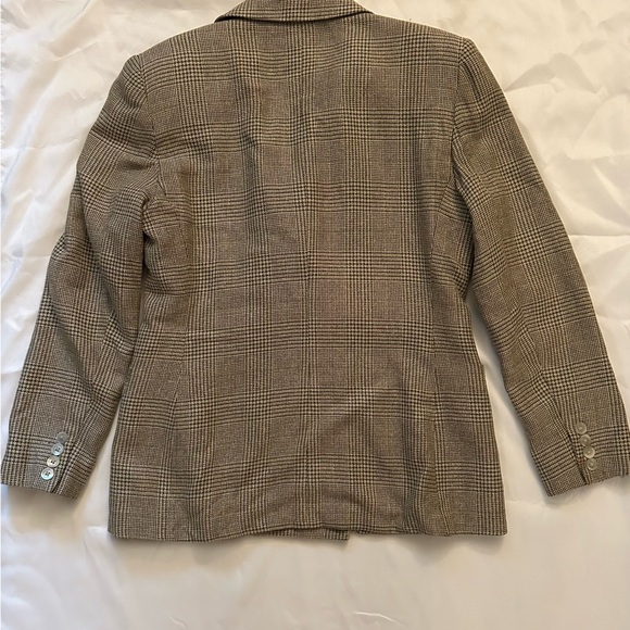 Jones New York Plaid Blazer - Brown and Cream - Picture 2 of 4